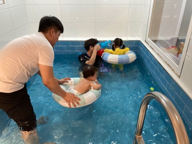 가평여행 10개월,26개월아기와 다녀온 밤비니키즈풀빌라C객실