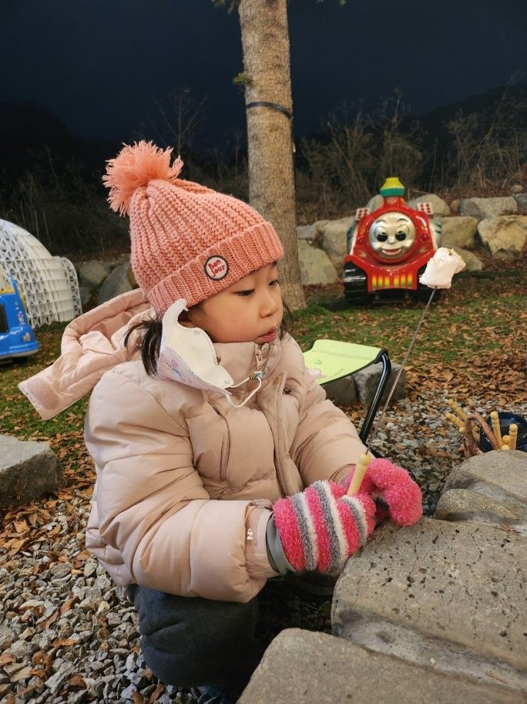 온수풀이 있어 겨울에도 만족스러운 가평  쥬쥬키즈풀빌라