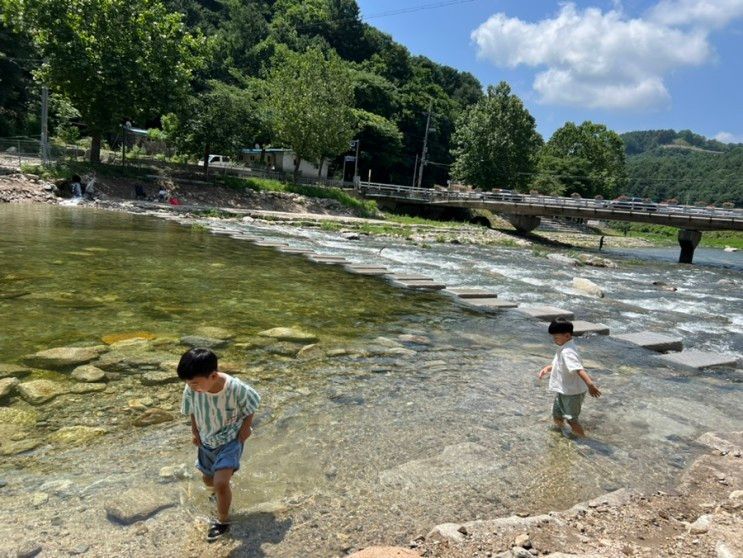 가평 가족 여행 키즈 풀빌라 펜션, 운악산 계곡