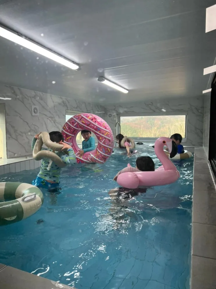 가평키즈풀빌라펜션 온수풀 & 짚라인이 있는 하루키즈풀빌라...