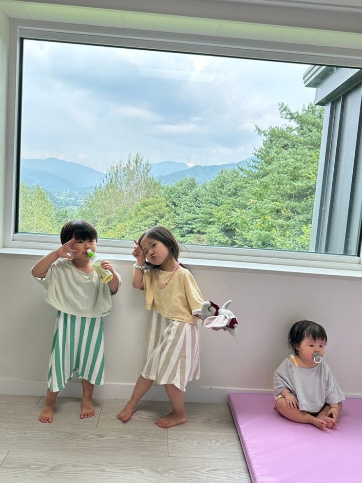 여름방학맞이 가평여행 - 반길이국밥, 하루키즈풀빌라...