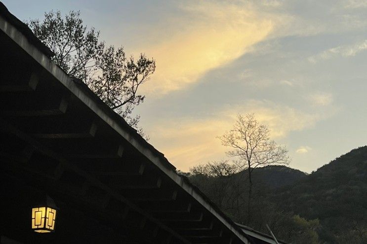 [공주펜션] 대전 근교, 계룡산... 깔끔한 한옥 펜션 "상신흙집펜션"