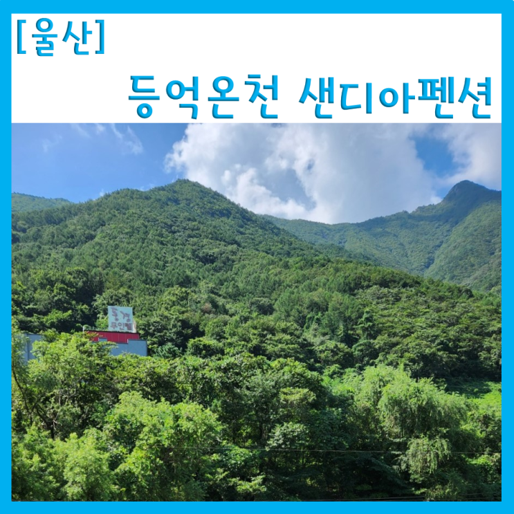 울산 근교 등억온천 샌디아펜션