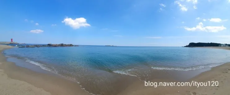 고성 깨끗한 해수욕장 앞 오션뷰 숙소 교암 나폴리하우스 펜션