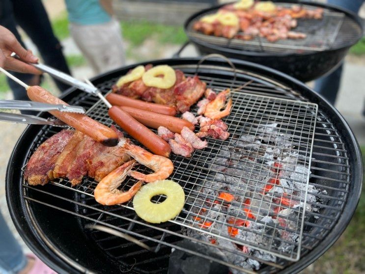 대부도 글램핑 :: 바베큐가 무한리필 대부도 캠핑성