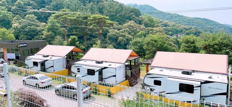 경기도 파주 동화힐링캠프 카라반 글램핑 캠핑장 - 내돈내산...