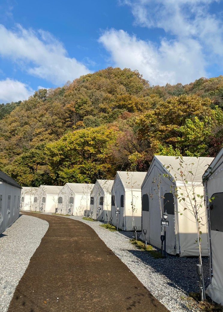 핀란드 캠핑성 가평 계곡뷰 서울근교글램핑