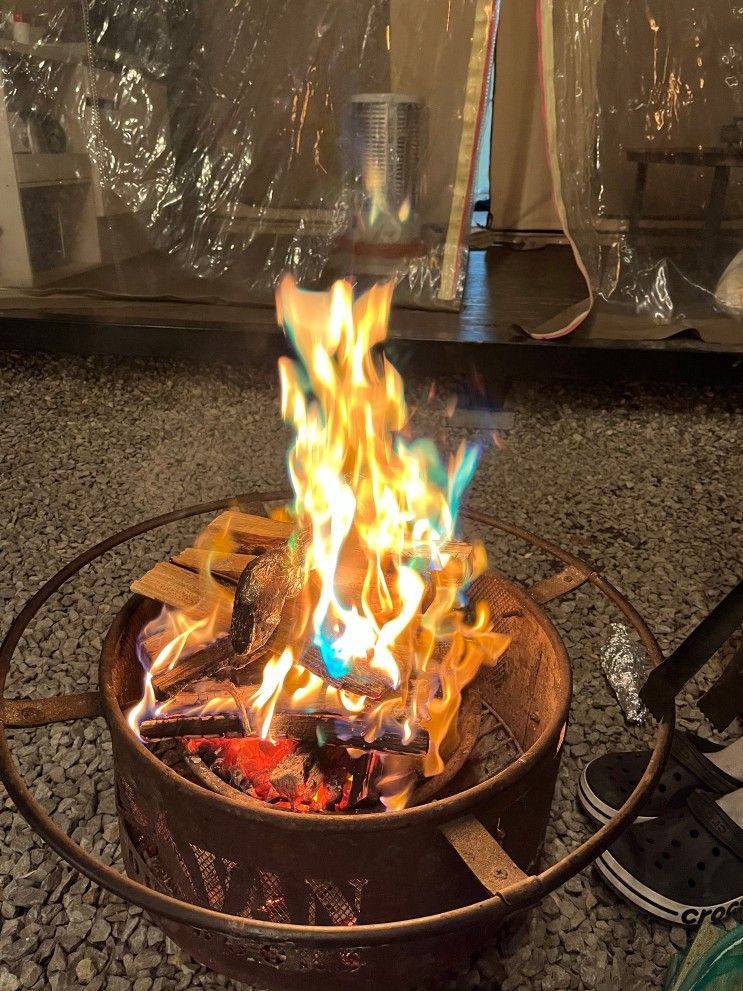 [아이랑 겨울 글램핑 캠핑] 서울근교 불멍맛집, 포천 노블...