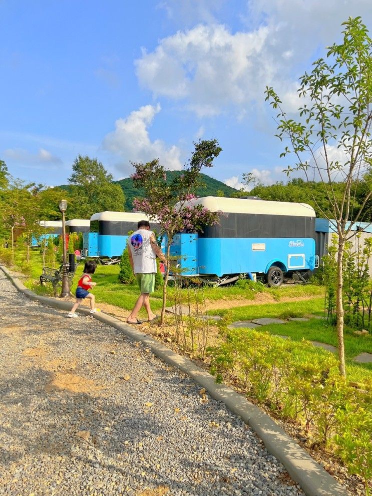 충남 당진 러빙유 카라반 캠핑장, 물놀이장 OPEN