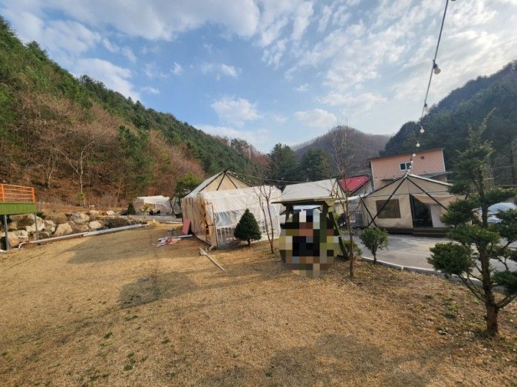 포천글램핑장 잔디넓은 신축글램핑캠핑장 테라스527캠핑장