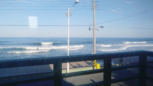 강릉여행 : 하평해변이 내려다 보이는 한들펜션