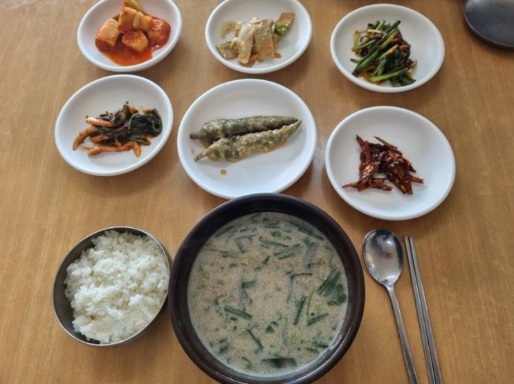 청도여행 / 베니키아호텔 청도용암온천 앞 수정식당 아침식사...