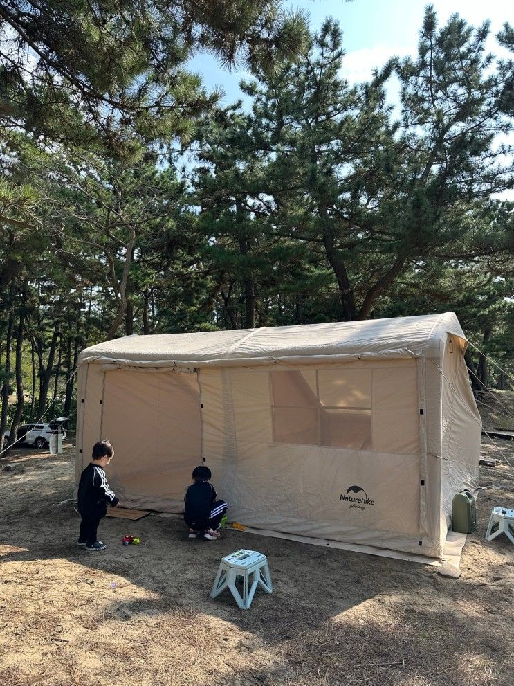 아이 둘과 바다뷰 첫 캠핑!... 12Y 후기│태안 바다여행파크 캠핑장