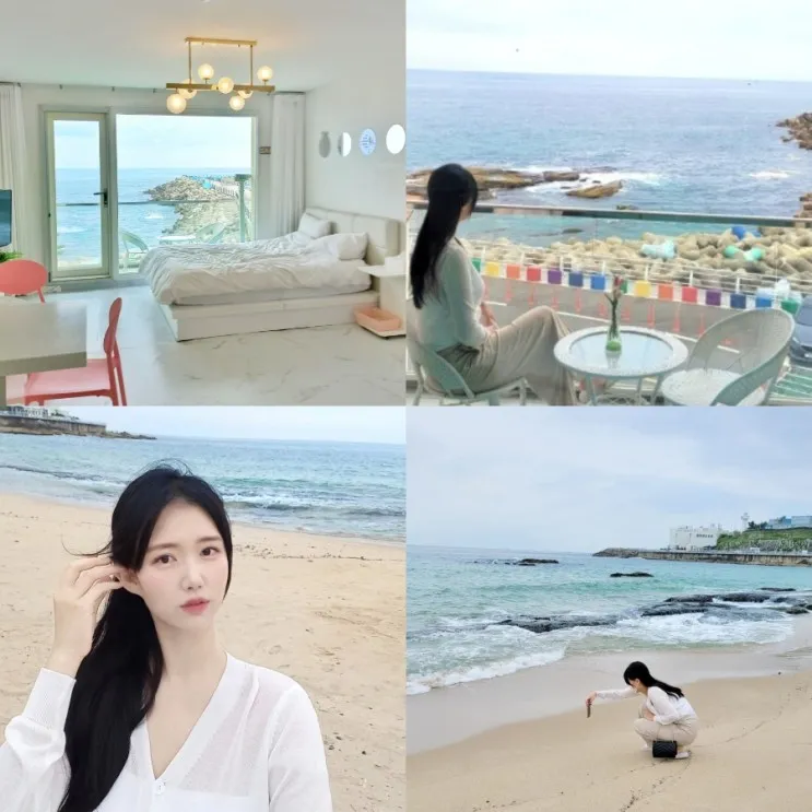 강원도 여행 고성 펜션 네르하쏠 오션뷰 테라스 302호!...