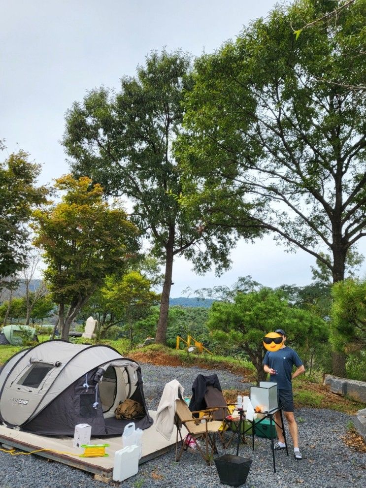 부여 진달래관광농원 캠핑 다녀온 주말(다시 안가도 될듯)...