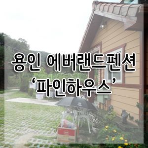 [캐리비안베이] 용인 에버랜드펜션 파인하우스