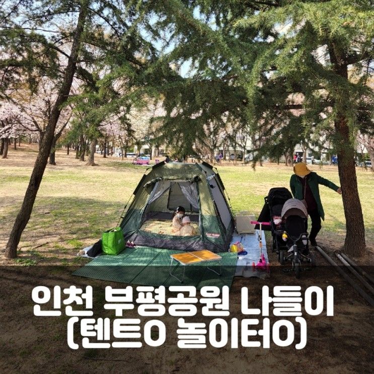 인천 부평공원, 놀이터 있고 텐트 설치 가능한 공원으로 추천해요! (ft. 아이와 가볼 만한 곳 추천)