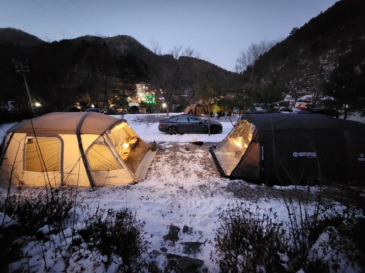 [캠핑]가평 케이캠핑장 크리스마스 2박3일 캠핑 후기...