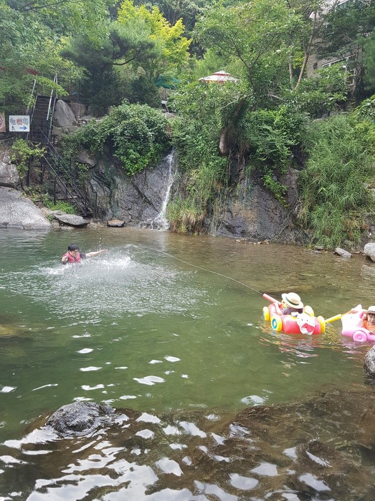 가평계곡 칼봉산자연휴양림 칼봉산카라반캠핑