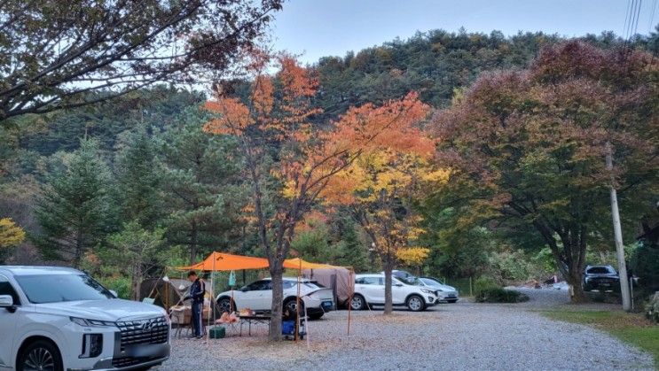 가평캠핑장, 가평 남이섬 경반계곡근처 칼봉산 케이캠핑장 B8...