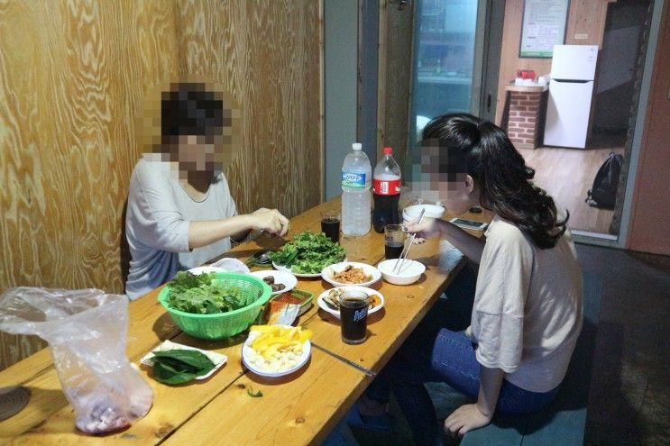 용인펜션 에버래드펜션 에코그린타워에서 가족들과