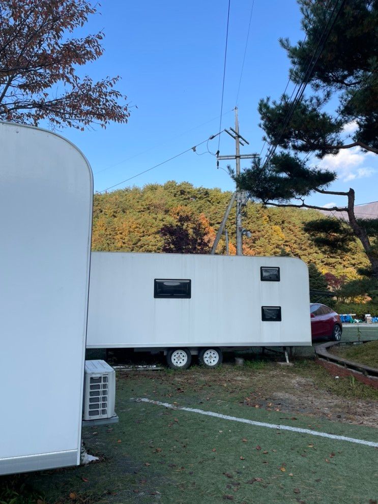 [포천 여행] 2023년 10월, 산마루캠핑장 ⛺️ 글램핑 카라반...