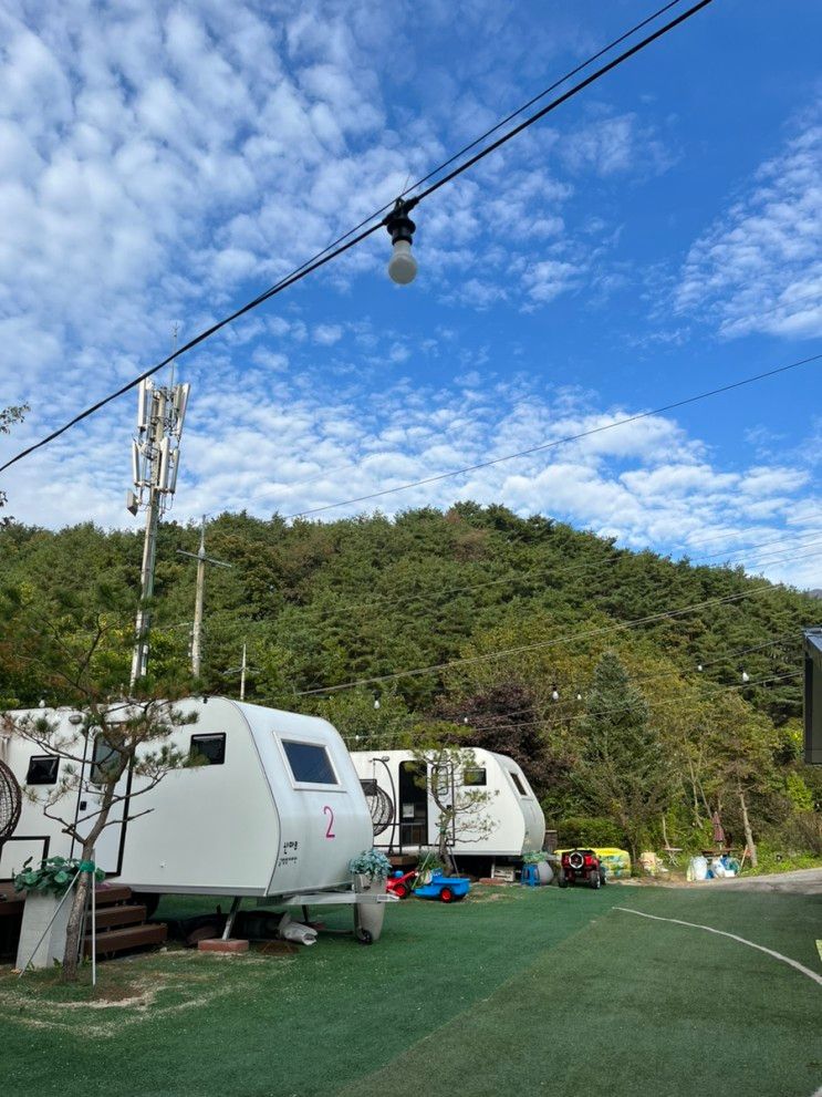 [포천 캠핑장] 산마루글램핑카라반 :: 글램핑카라반 / 포천 캠핑...