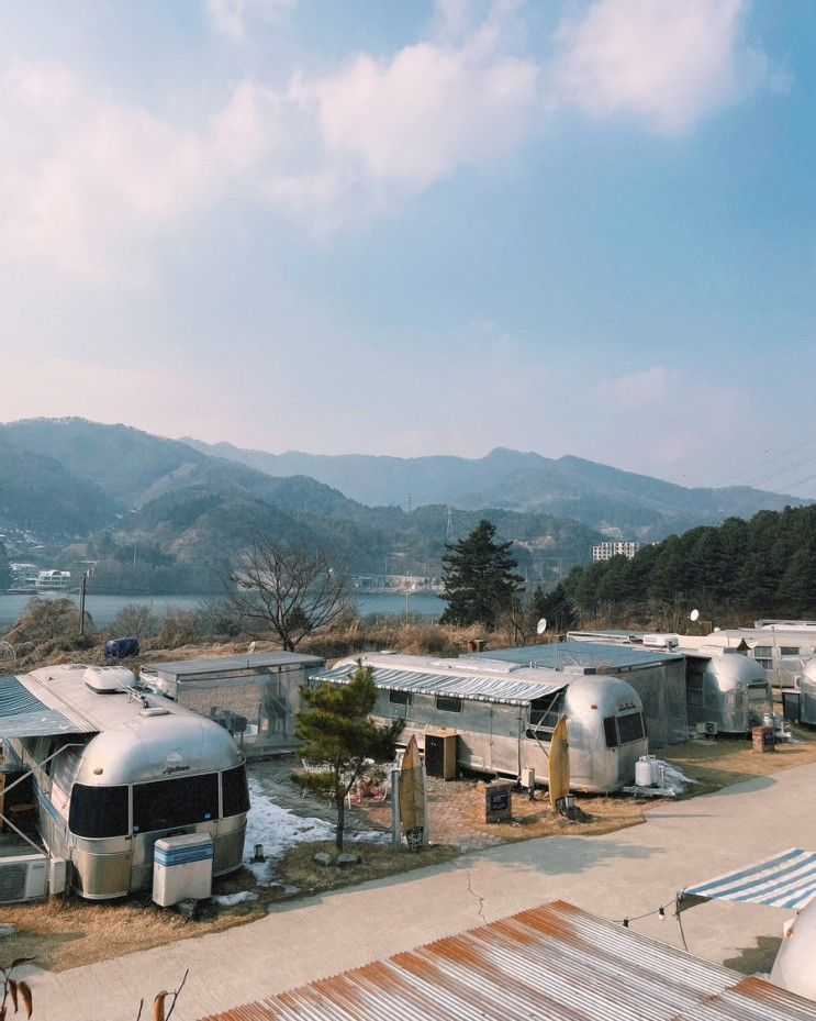 아웃오브파크 카라반 캠핑... II / 강원도 춘천 캠핑 추천️