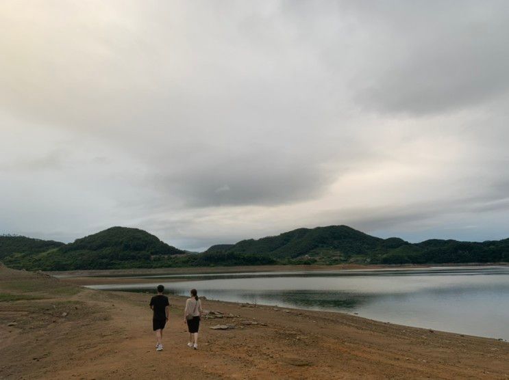 [임실 옥정호] 가족여행 1일차 | 카페 애뜨락, 숨펜션(201호)