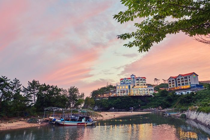 변산 가볼만한곳 일마레변산리조트 노을이 멋진 부안펜션
