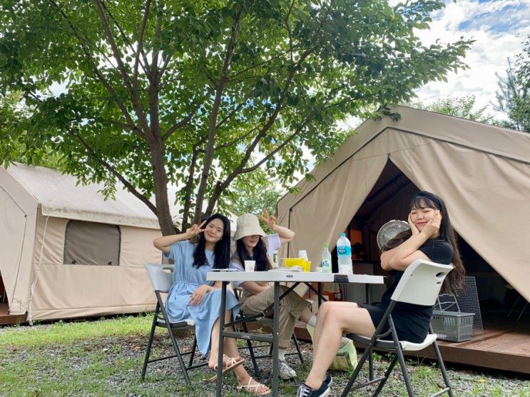 강촌)하늘아래글램핑 여름 방학 즐기러 가즈아✌