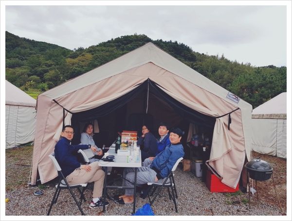 강촌여행 1박 2일, 숙소는 하늘 아래 글램핑~!