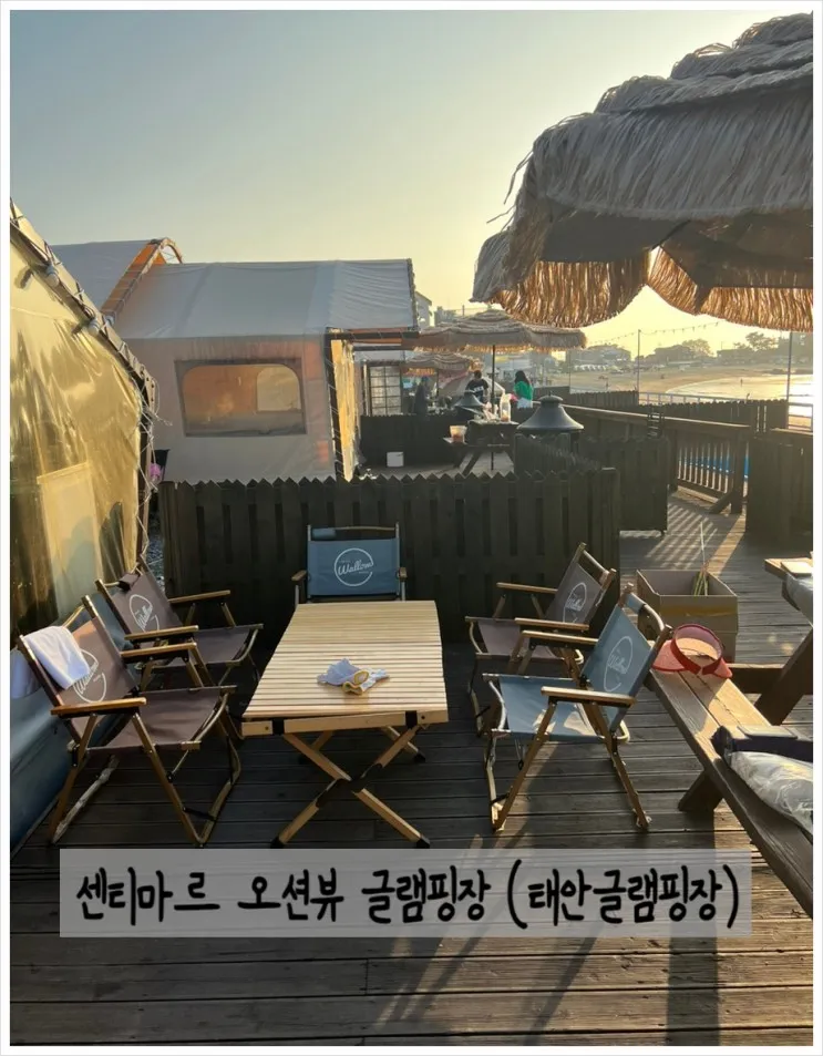 내돈내산) 태안오션뷰글램핑장 / 태안글램핑장 / 센티마르오션...
