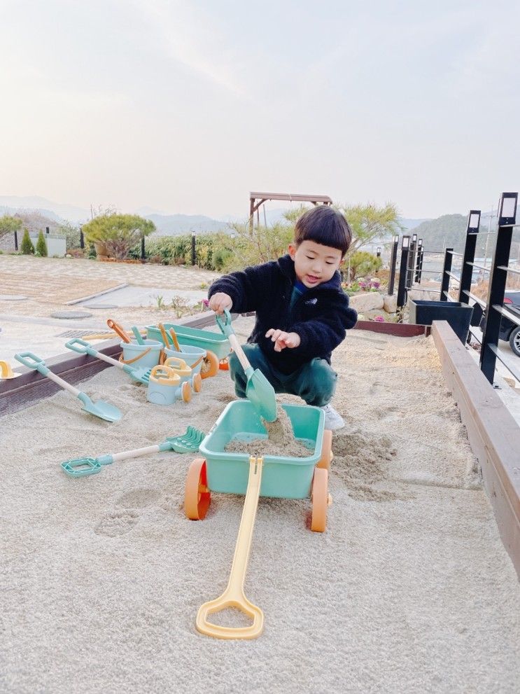 여수 감성숙소 스테이105 오션뷰 키즈가족독채펜션 평화로운 봄