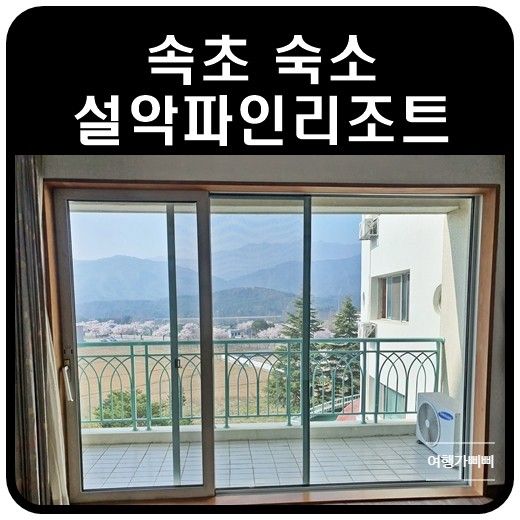 설악파인리조트 속초가족숙박  괜찮았던 디럭스룸 부대시설...