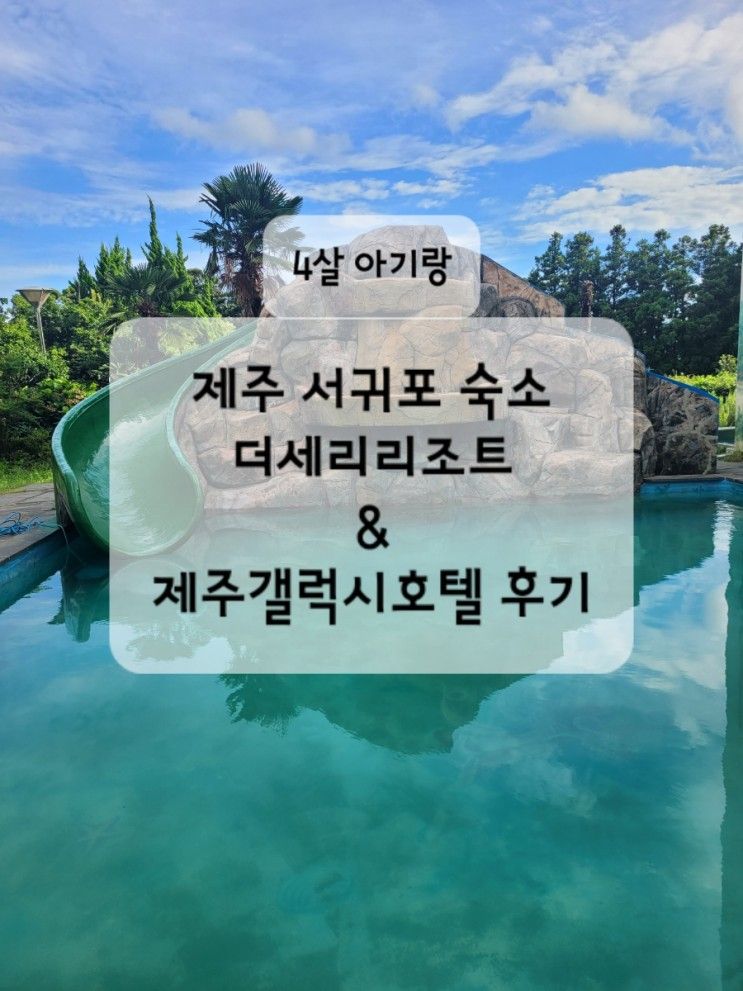 제주도 서귀포 숙소 세리리조트 & 제주갤럭시호텔 후기