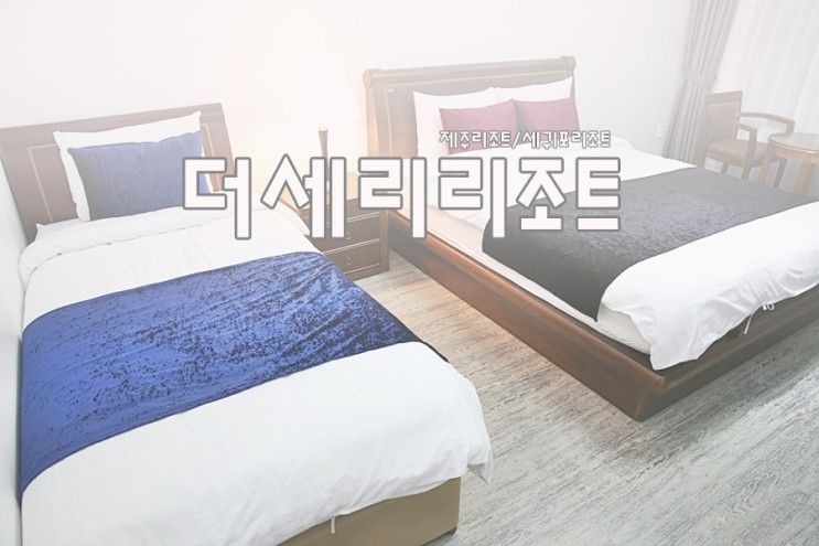 제주리조트 서귀포 더세리리조트 에서 하룻밤