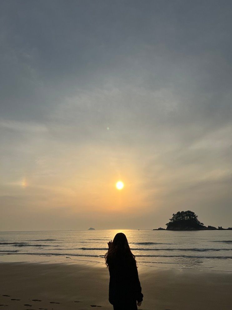 태안 학암포 퍼스트 카라반 | 노을맛집 학암포 해변에서의...