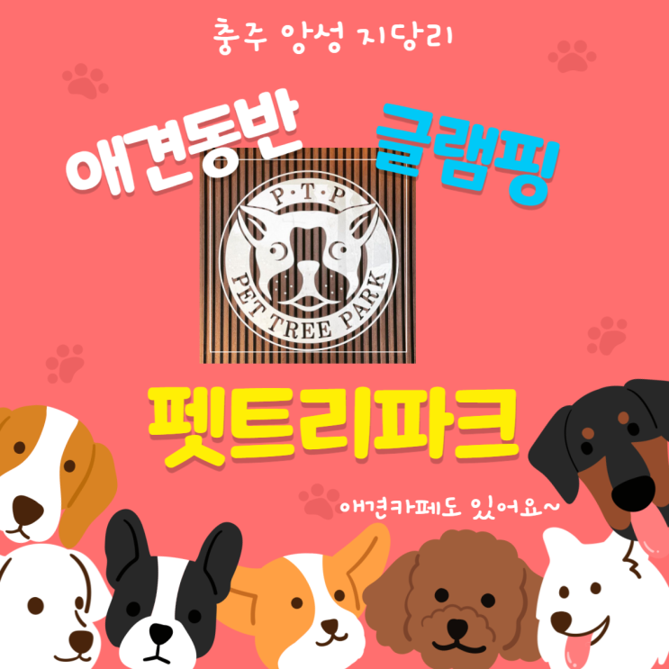 충주 앙성 지당리 애견 동반 글램핑 펫트리파크