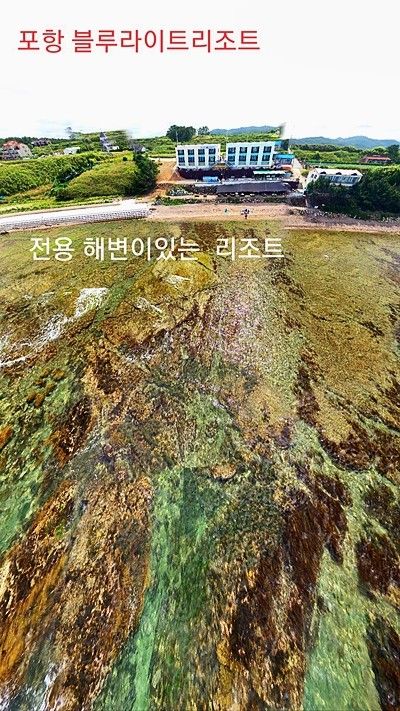 [1년 전 오늘] 포항 바다 블루라이트리조트 전용 해변에서...