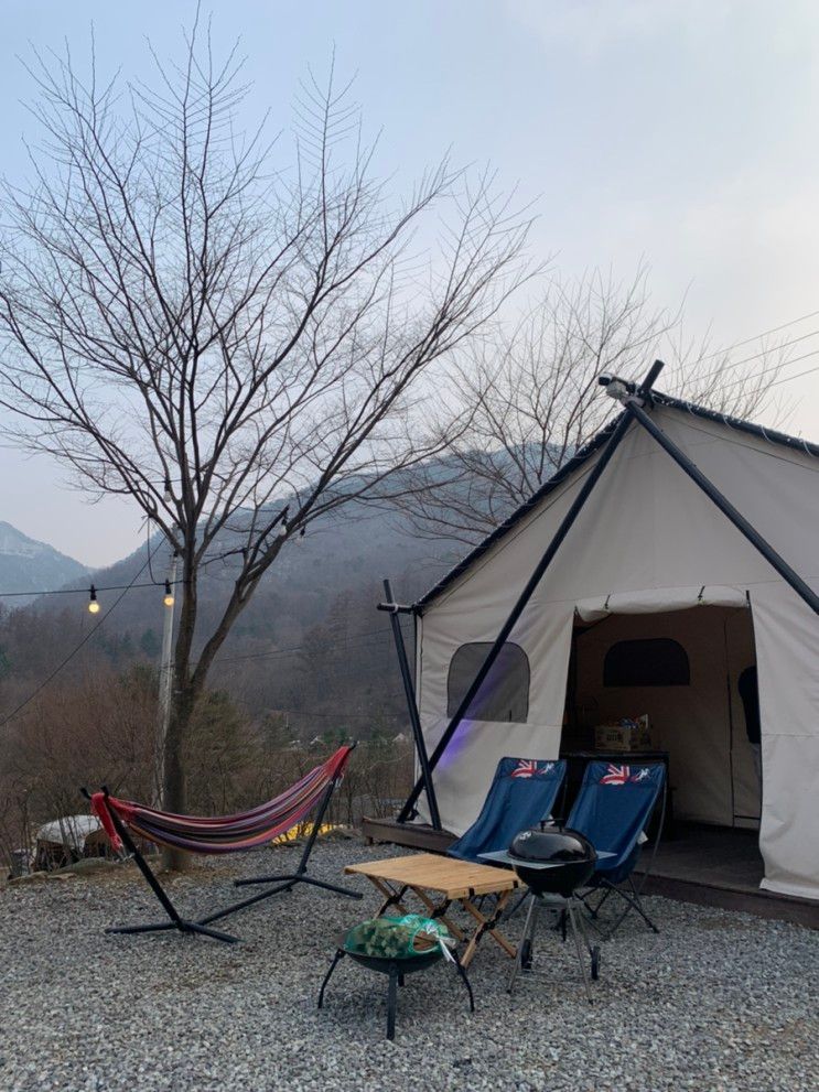 가평 개별 화장실 있는 글램핑장 달빛정원글램핑