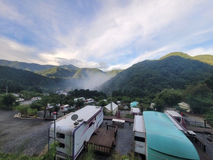 가평 글램핑 명지산 카라반 2박3일 캠핑여행