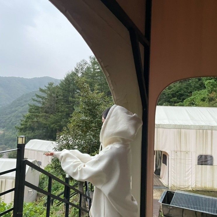 불멍감성가득 가성비 글램핑 : 가평 명지산카라반글램핑