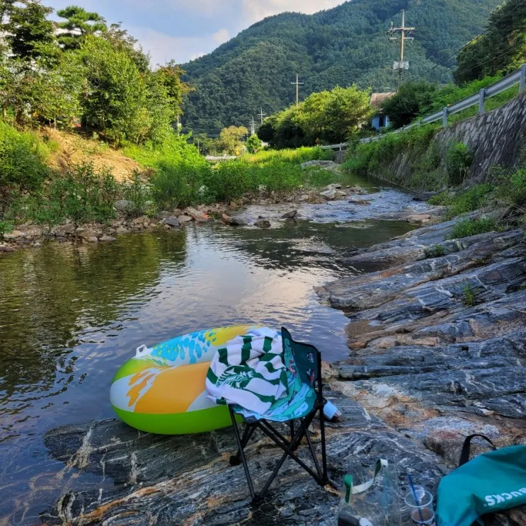 [가평계곡] 여름휴가는 가평 두밀리계곡 / 가평테라스풀빌라펜션
