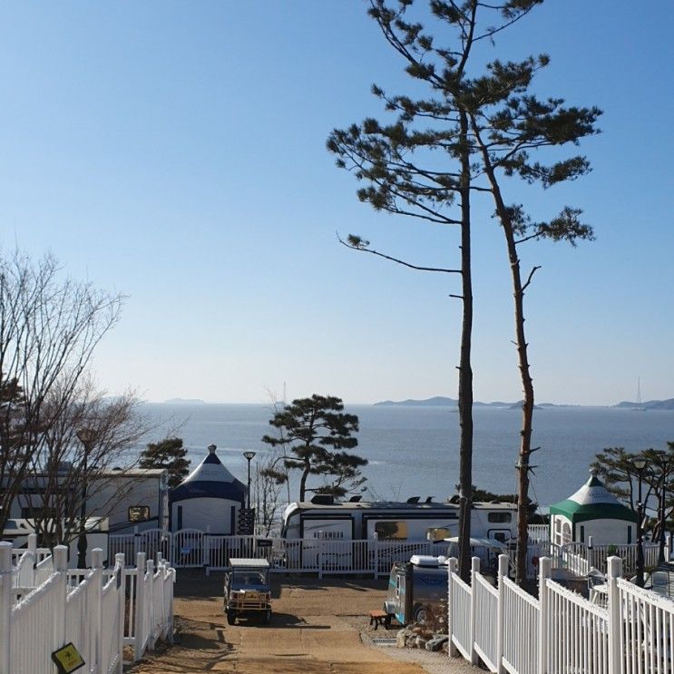 인천강화 주말 아이와... 석양 오션뷰 스카이랜드카라반 리조트