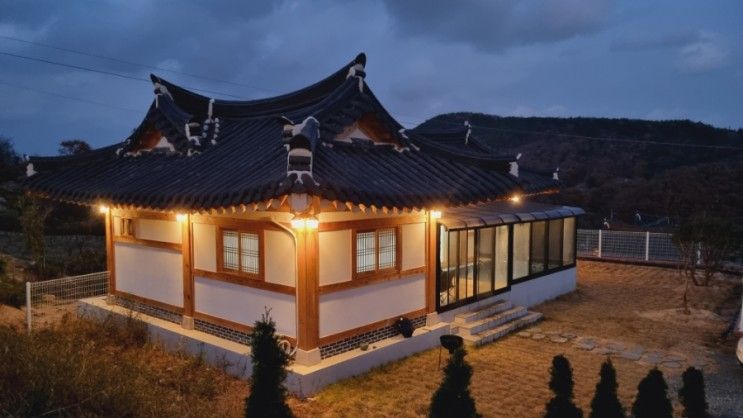 경주 노블리안형산 고풍스러운 한옥독채풀빌라 애견동반입실