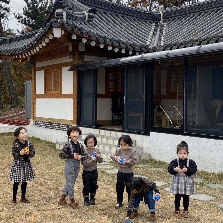 경주 독채 풀빌라 단체숙박 가능한 노블리안형산한옥풀빌라