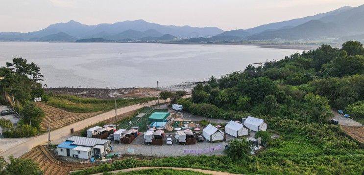 남해더왕글램핑 펜션촬영 풀빌라촬영 인테리어촬영