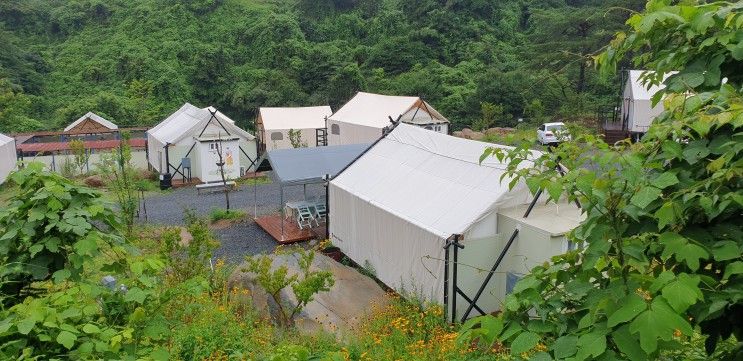 반려동물과 함께! 산청 글램핑 추천 : 지리산리조트글램핑