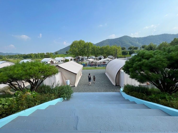 창녕 위더스 글램핑, 7살 아이 여름방학 글램핑